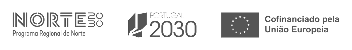 Logotipos de Financiamento Norte 2030