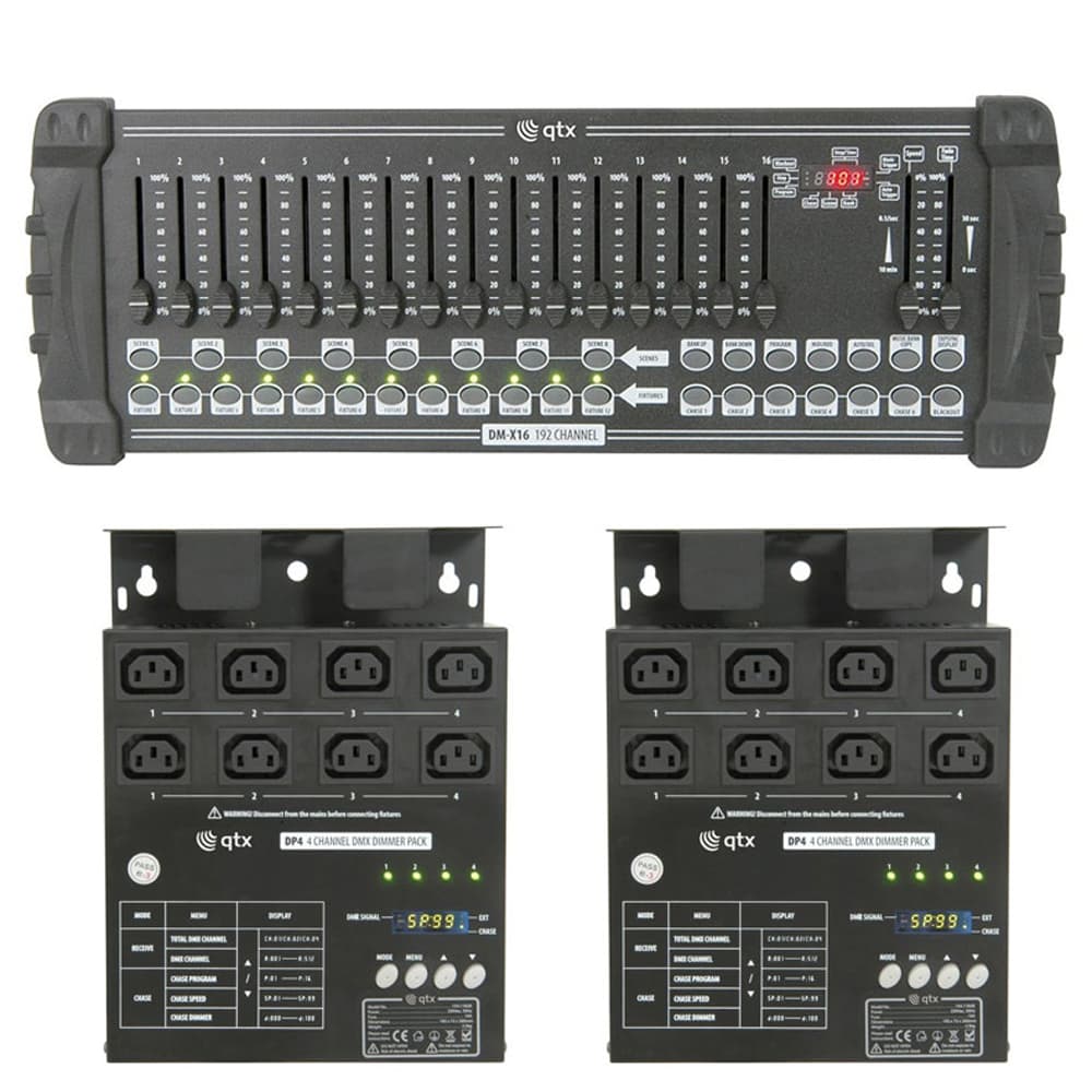 KIT DMX MIXER E DIMMERS